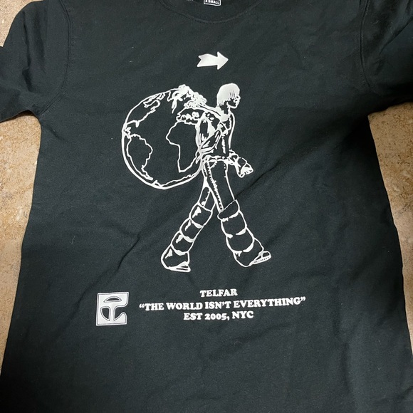 Telfar Tops - NWT TELFAR TSHIRT - World Tour T - Black
